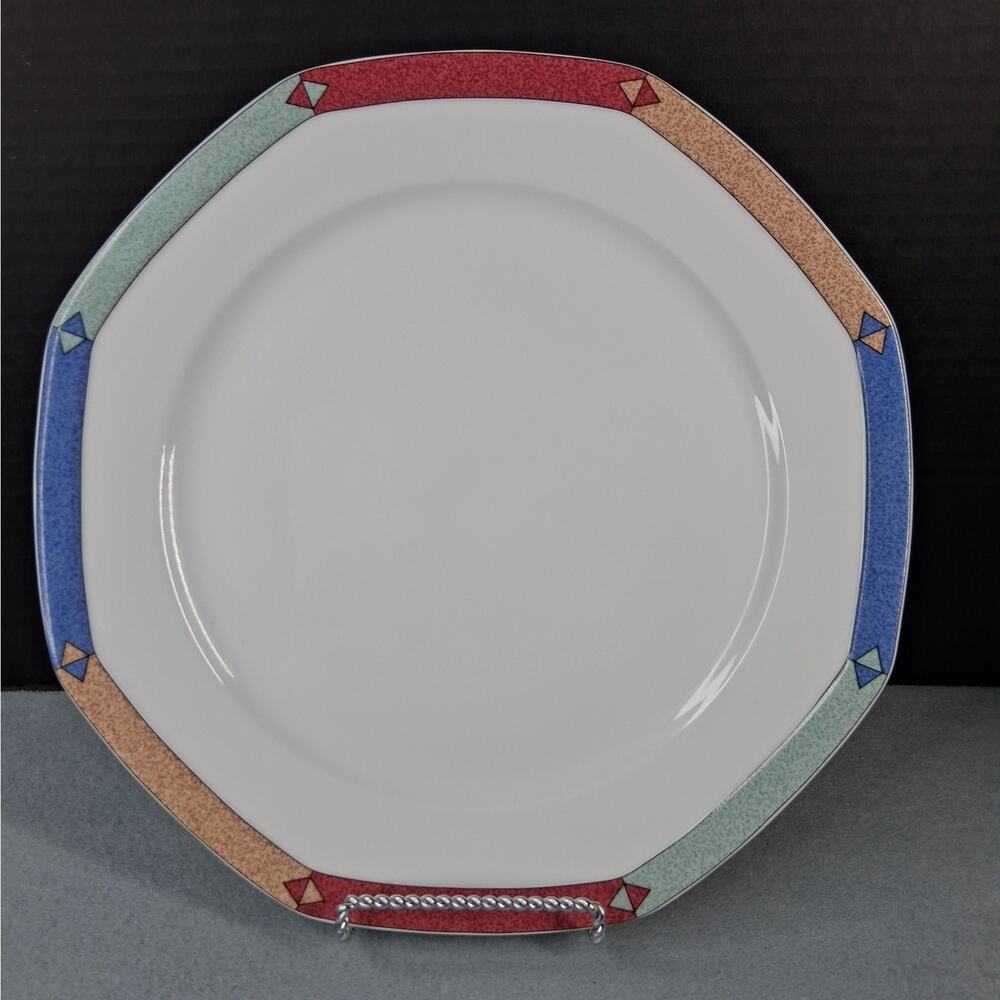 Christopher Stuart Diamond Optic 11 3/4" Round Platter by Clifton & Bouman